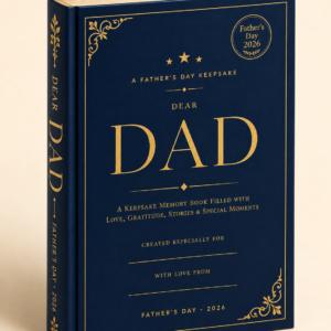 Dear Dad Keepsake Book