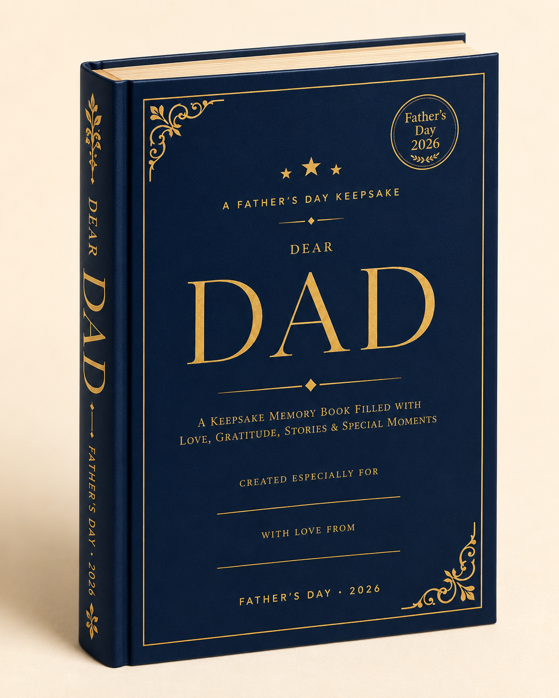 Dear Dad Keepsake Book